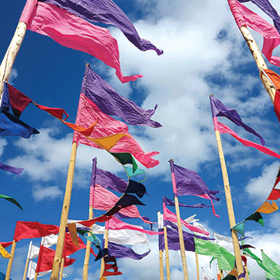 Music Festival: Flags