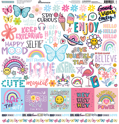 Always Be You: Always Be You 12x12 Sticker