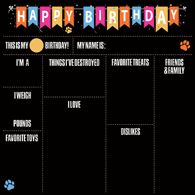 WS Birthday Paws: It's My Birthday