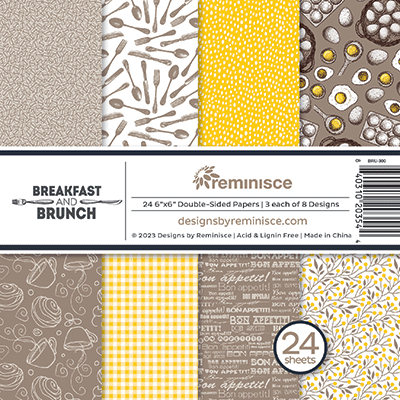 Breakfast and Brunch: Breakfast and Brunch 6x6 Paper Pad