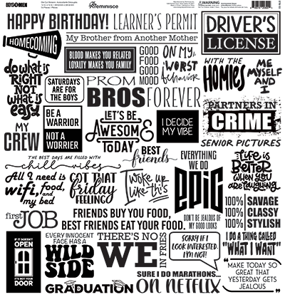 Boys To Men: Boys to Men 12x12 Collection Sticker