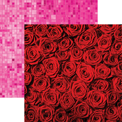 Color Cascade: Red Rose Bouquet