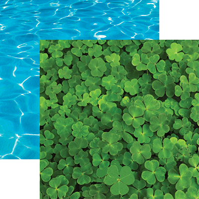 Color Cascade: Emerald Clover Field