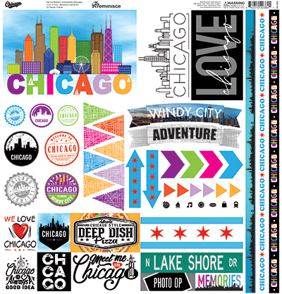 WS Chicago: Chicago 12x12 Sticker