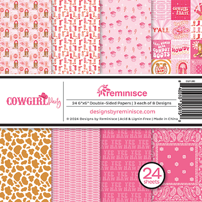 Cowgirl Party: Cowgirl Party 6x6 Paper Pad