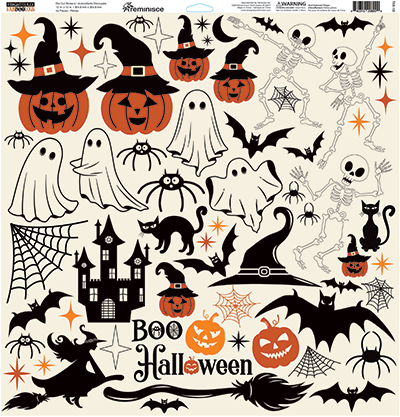 Frightfully Faboolous: Frightly Faboolous 12x12 Sticker