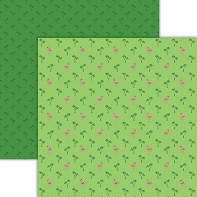 Flamingo Beach: Palms and Paradise