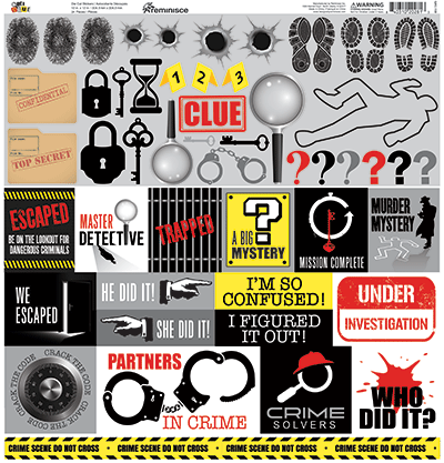WS Get A Clue: Get A Clue 12x12 Sticker