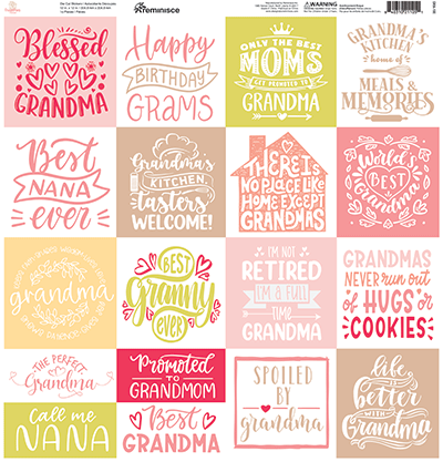 WS Grandma's House: Grandma's House 12x12 Sticker