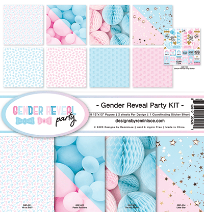 Gender Reveal Party: Gender Reveal Party Collection Kit