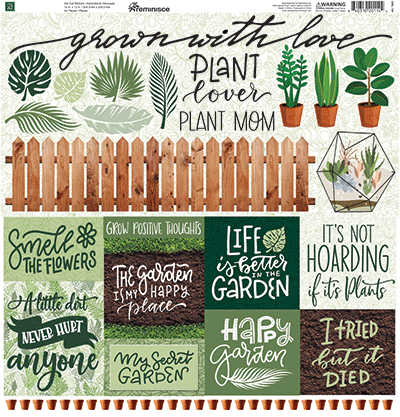 WS Grown with Love: Grown with Love 12x12 Sticker