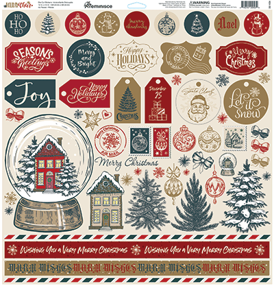 Holiday Cheer: Holiday Cheer 12x12 Sticker