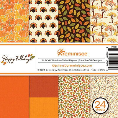 WS Happy Fallidays: Happy Fallidays 6 x 6 Paper Pad