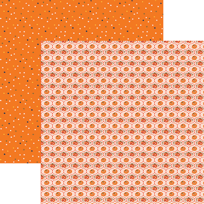 Halloween: Pumpkin Damask