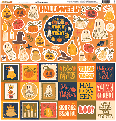 Halloween: Halloween 12x12 Sticker