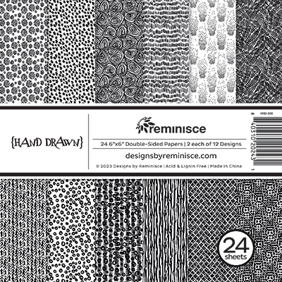 WS Hand Drawn: Hand Drawn 6x6 Paper Pad