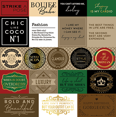 High Society: High Society 12x12 Sticker