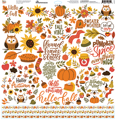 Let's Get Cozy: Let's Get Cozy 12x12 Sticker