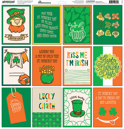 Lucky Clover: Lucky Clover 12x12 Sticker