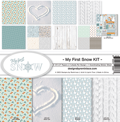 Winter Is Coming - More Snow Scrapbook Paper - 5 Sheets by Reminisce