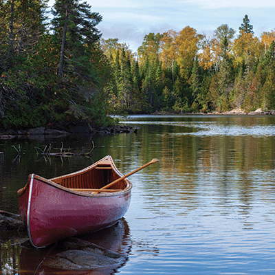WS Northern Lake Adventures: Red Canoe