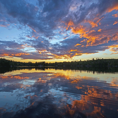 WS Northern Lake Adventures: Red Canoe
