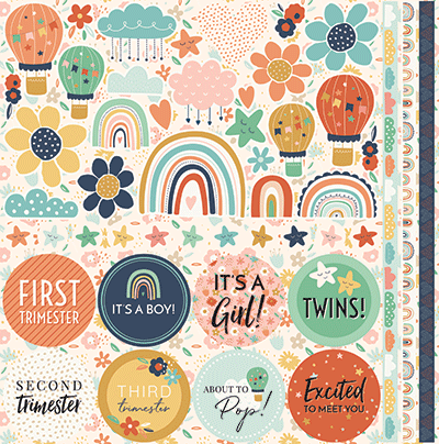 9 Months: 9 Months 12x12 Sticker