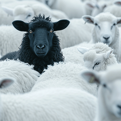 WS Oh Sheep!: Black Sheep