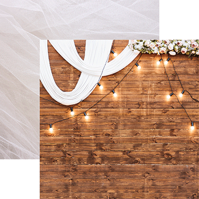 Our Wedding: Garland and Wood