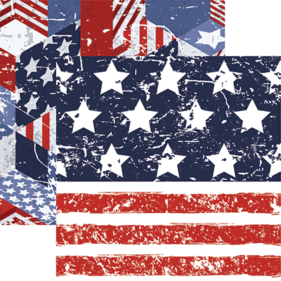 Red, White, and Blue: Stars and Bars