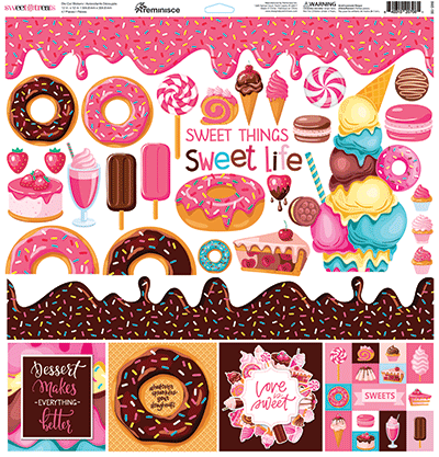 WS Sweet Treats: Sweet Treats 12x12 Sticker