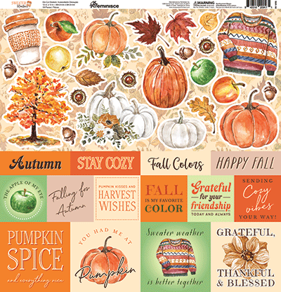 WS Sweater Weather: Sweater Weather 12x12 Sticker