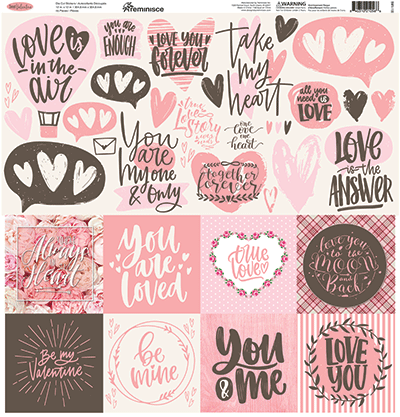 WS Sweet Valentine: Sweet Valentine 12x12 Sticker