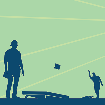 WS Tailgate Party: Cornhole