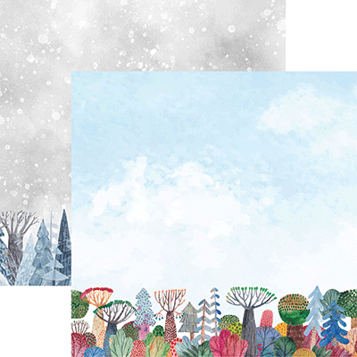 Watercolor Forest: Spring Forest