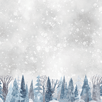 Watercolor Forest: Spring Forest