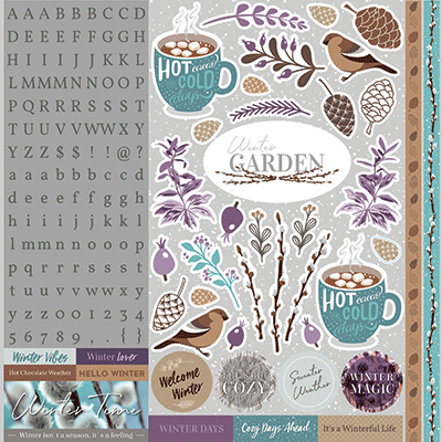 WS Winter Garden: Winter Garden 12x12 Sticker