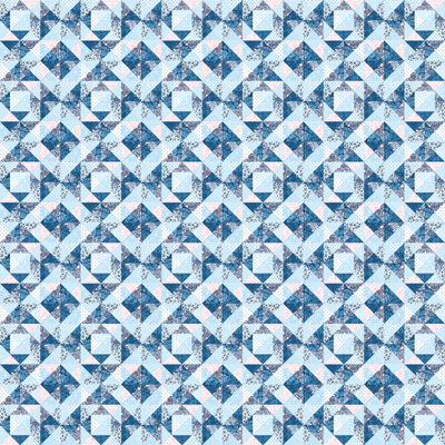 WS Stitch & Sew: Blue Quilt