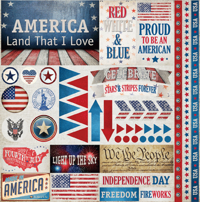 American Vintage: 12x12 Elements Sticker