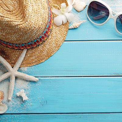 WS Beachin' Sunglasses: Summer Blues