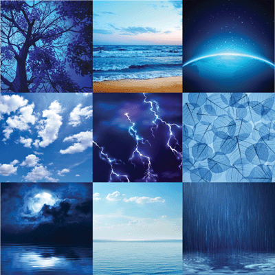 Blue World: Shades of Blue
