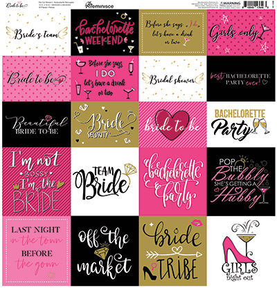 Bride to Be: Bride to Be 12x12 Sticker