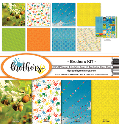 Collection Kit Design Brothers: Brothers Collection Kit - Designs By Reminisce