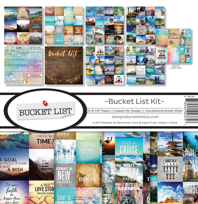Bucket List: Bucket List Collection Kit - Designs By Reminisce