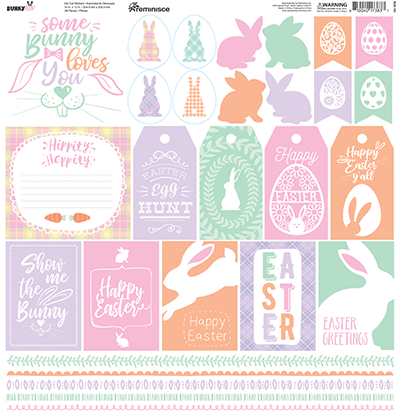 WS Bunny Hop: Bunny Hop 12x12 Sticker