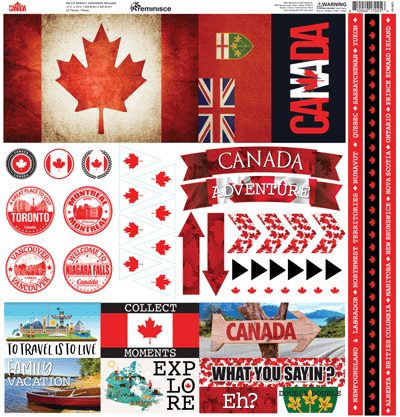 Canada: Canada 12x12 Elements Sticker