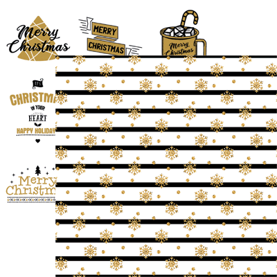 Christmas Greetings: Snowflakes