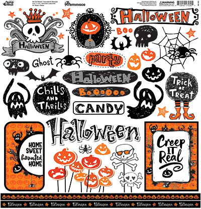 WS Chills and Thrills: Chills and Thrills 12x12 Sticker