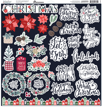 WS Christmas Spruce: Christmas Spruce 12x12 Custom Sticker