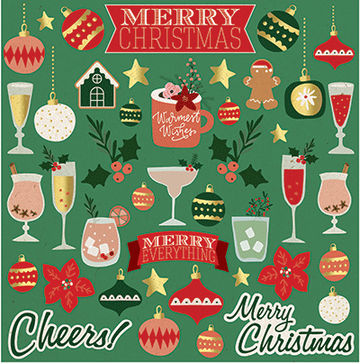 WS Christmas Wishes: Christmas Wishes 12x12 Sticker